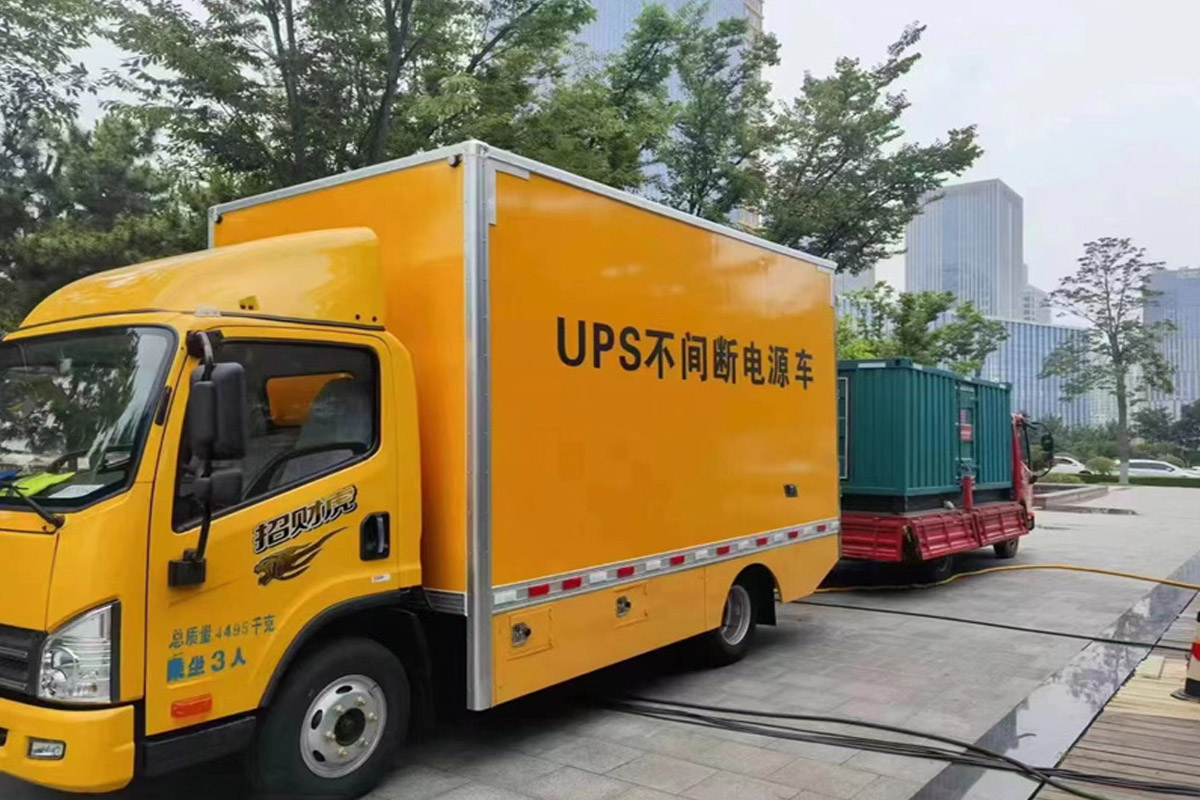 察哈尔右翼中发电机租赁施工现场