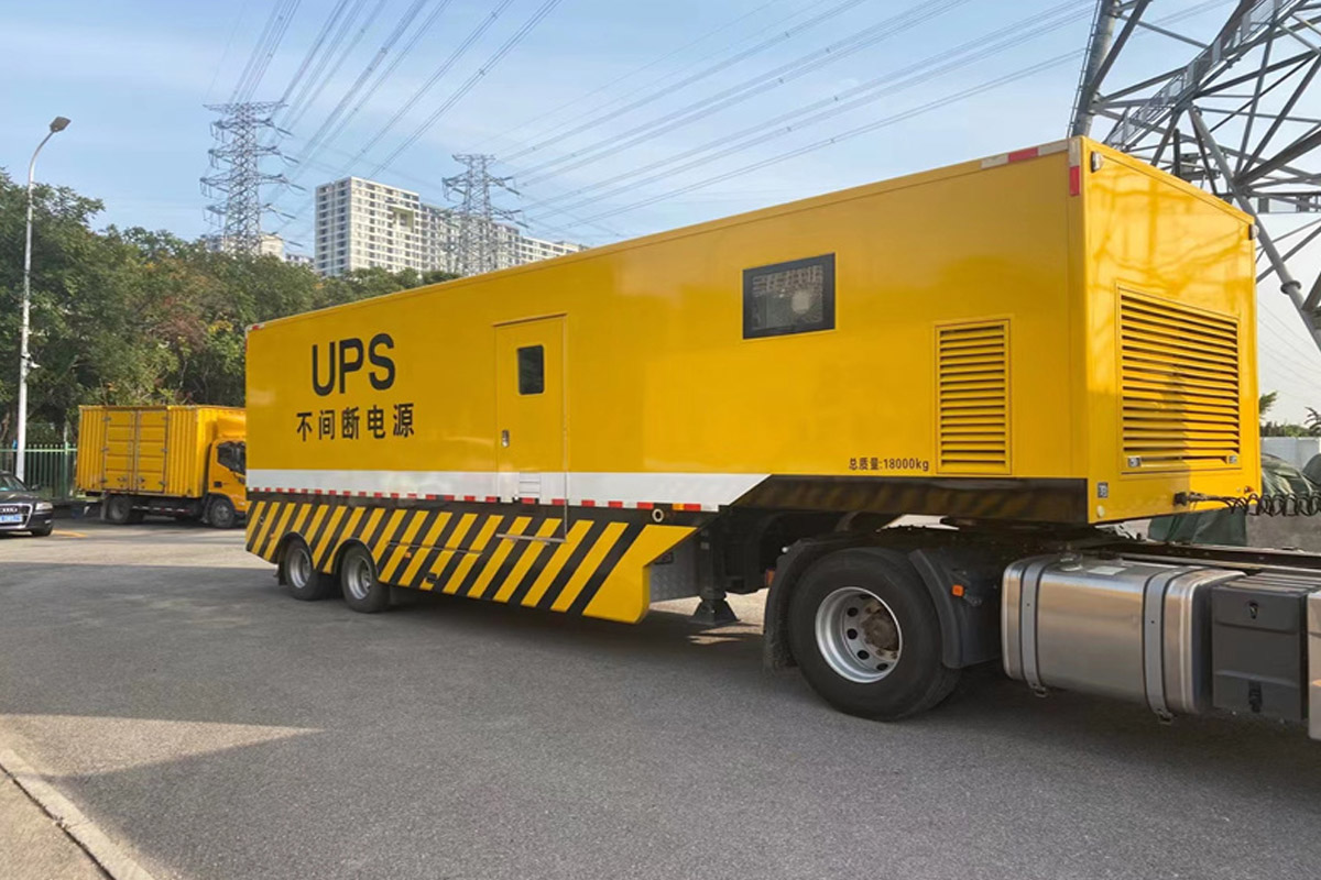 察哈尔右翼中发电机租赁施工现场
