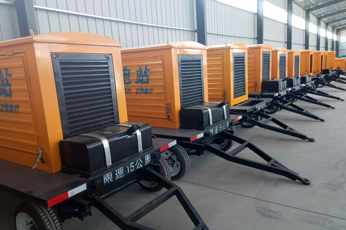 察哈尔右翼中发电机租赁施工现场